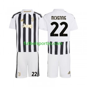 Camiseta Juventus Weston McKennie 22 Niño Primera Equipación 2026/2027